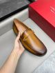 Ferragamo Man Brown Calfskin Business Leather Shoes 0428106 (7)_th.jpg